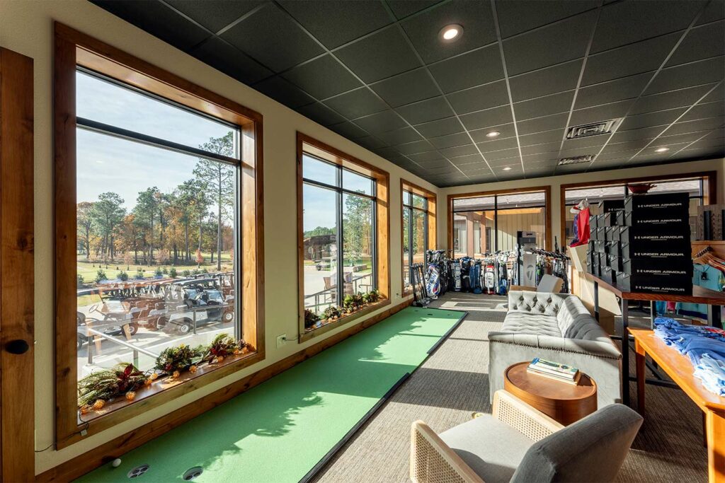 Rayburn Resort Pro Shop Overlooking Golf Course