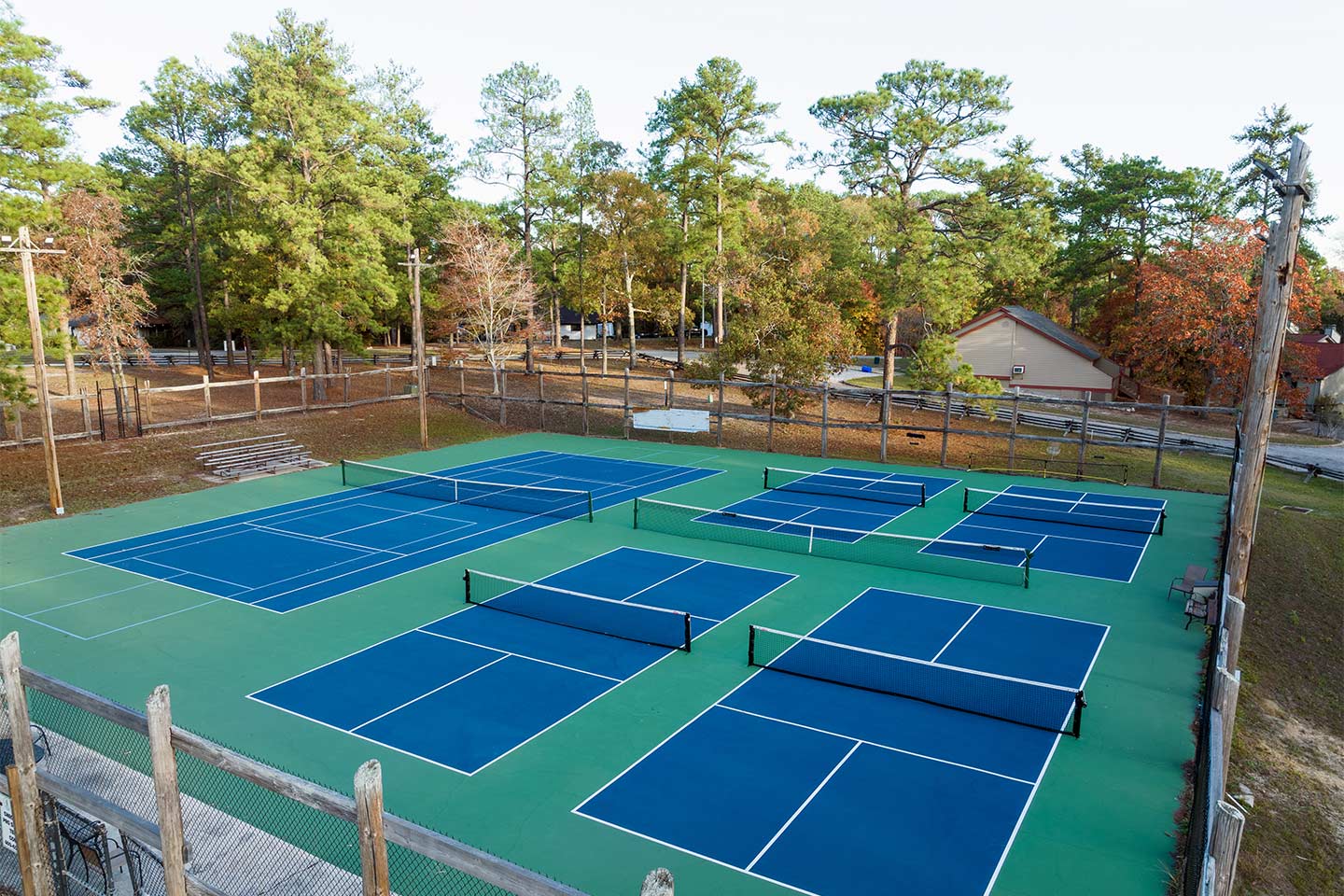 Rayburn Resort Tennis Court Area