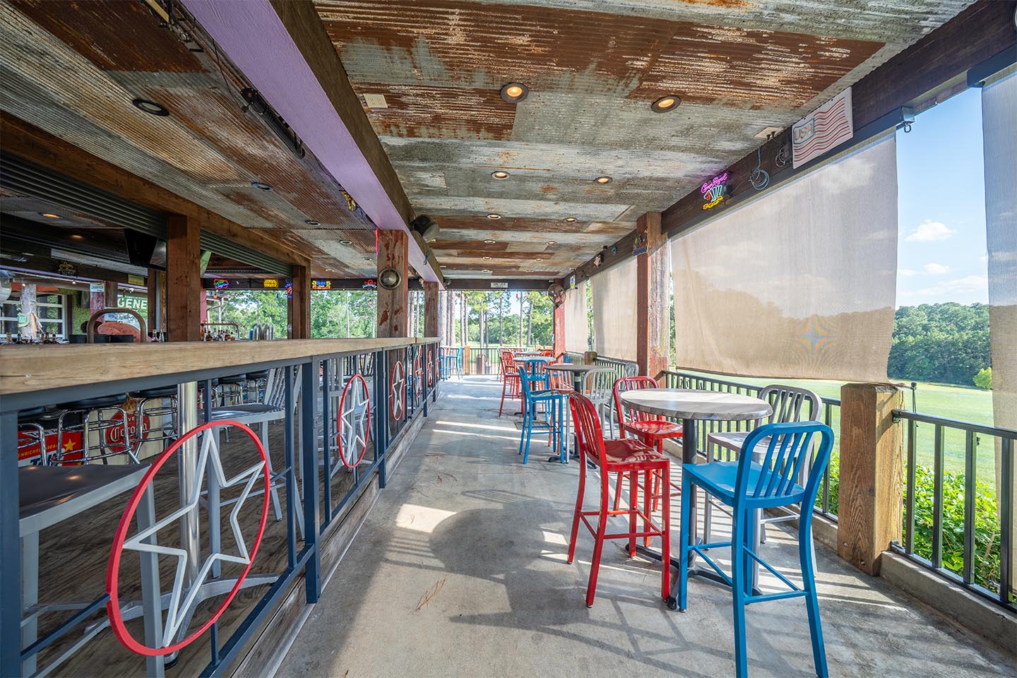 Sammy Rays outdoor area Sammy Rays outdoor area