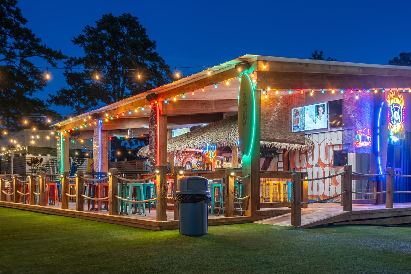 Spicoli’s Bar District 255 at Night