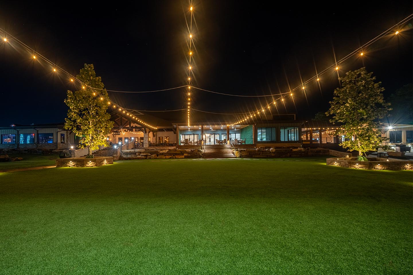 view from the stage at the Lawn at Rayburn Resort