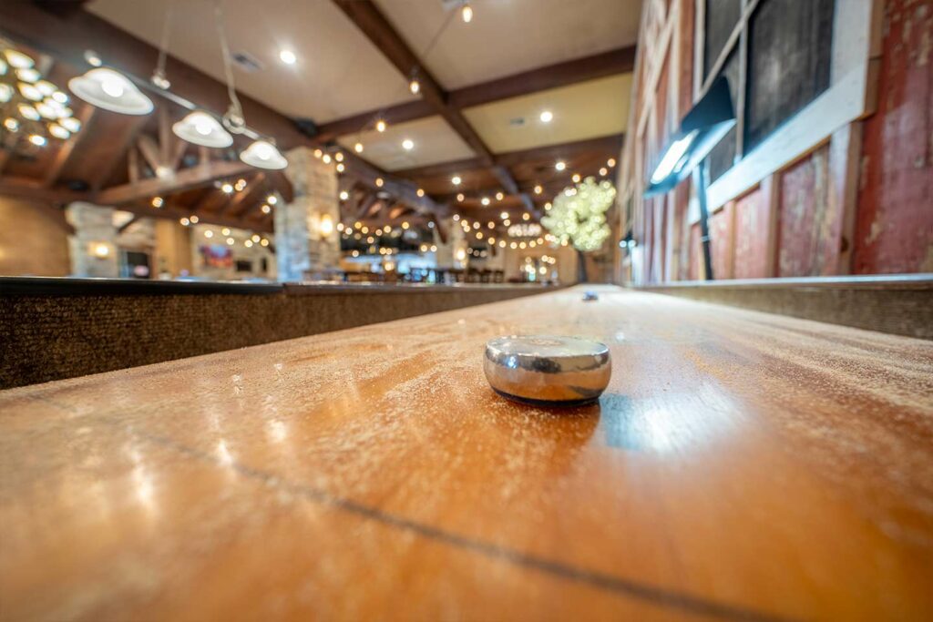 The Wood House Shuffleboard