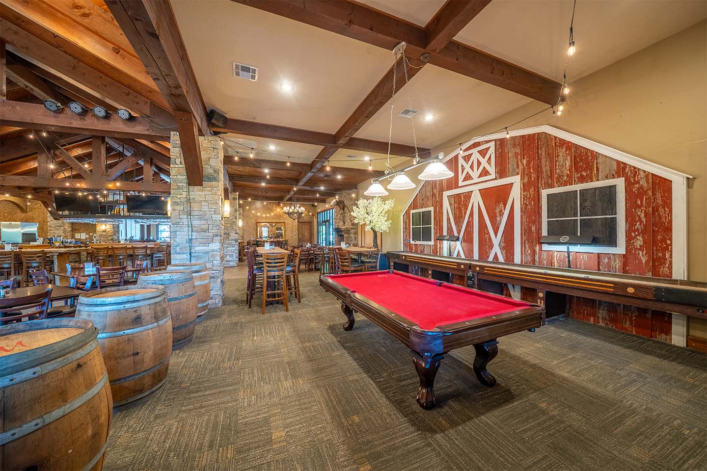 Angelina Room Pool Table and Shuffleboard