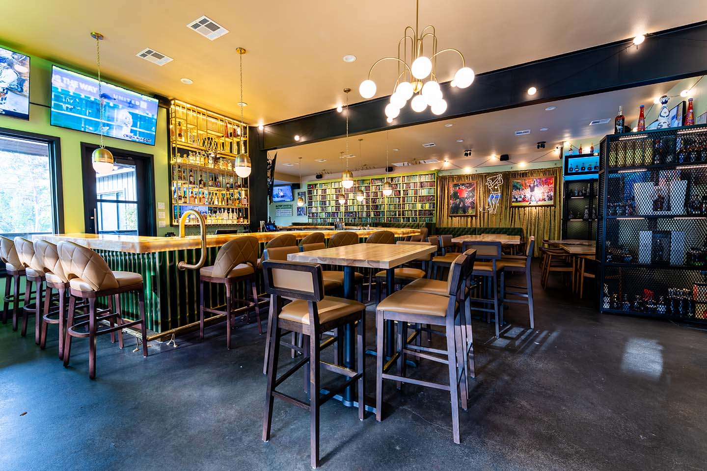 Lucky's Pub and Grub Interior Bar Area 