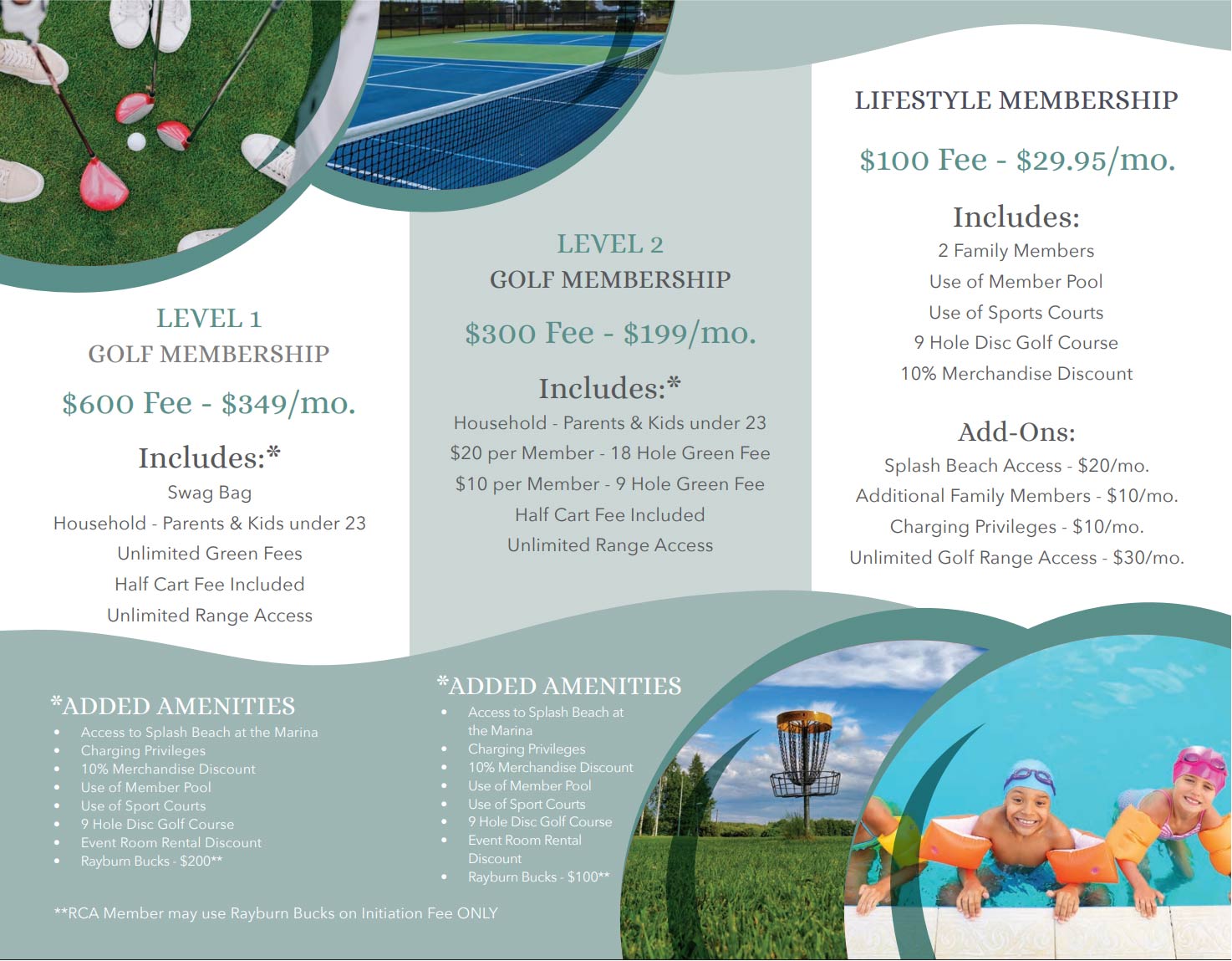Rayburn Resort & Marina Memberships